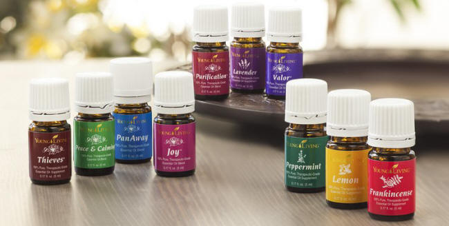 Young Living essential oil collection